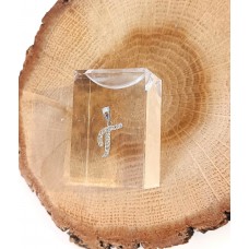 Μενταγιόν Μονόγραμμα ¨Γ" Λευκόχρυσο14Κ (N224)